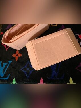 Pink Rose Ballerine Neo Noe Felt Organizers / Purse liner